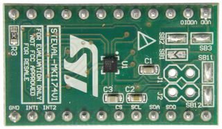 STMICROELECTRONICS STEVAL-MKI174V1 Adapter Board, MEMS Motion Sensor Evaluation Motherboards, STEVAL-MKI109V3