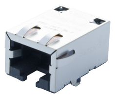 BEL MAGNETIC SOLUTIONS S811-1X1T-36-F 模块连接器, RJ45 插座, 1 x 1 (端口), 8P8C, Cat5, 表面安装