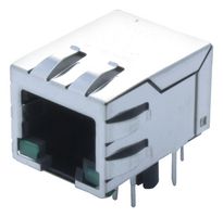 BEL MAGNETIC SOLUTIONS SI-60118-F 模块连接器, RJ45 插座, 1 x 1 (端口), 8P8C, Cat5, 通孔安装