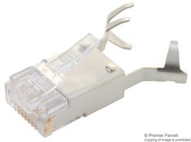 STEWART CONNECTOR SS-39200-012. 模块连接器, RJ45 插头, 1 x 1 (端口), 8P8C, Cat6, 电缆安装