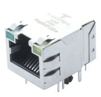 BEL MAGNETIC SOLUTIONS 5-6605758-1 Modular Connector, RJ45 Jack, 1 x 1 (Port), 8P8C, Through Hole Mount