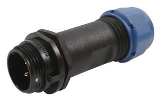 CLIFF ELECTRONIC COMPONENTS FM686842 圆形连接器, 密封圆形连接器, Cliffcon 68 Series, 电缆安装插头, 2 触点, 焊接引脚, 螺纹