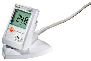TESTO TESTO 174-T SET 数据记录仪, 温度, 1通道, 温度, USB, LCD