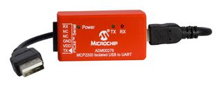 MICROCHIP ADM00276 演示板, USB至UART, 隔离