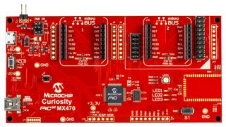 MICROCHIP DM320103 开发板, PIC32MX470 CPU, 全速USB与多种扩展选项