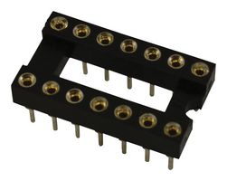MULTICOMP PRO SPC15526 芯片和元件插座, 14 触点, DIP插座, 2.54 mm, MP, 7.62 mm, 铍铜