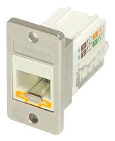 TUK SLJWHPM 模块连接器, RJ45 插座, 1 x 1 (端口), 8P8C, Cat6, 面板安装