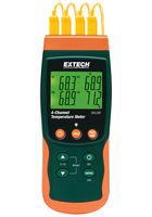 EXTECH INSTRUMENTS SDL200 数据记录仪, 温度计, 4通道, 温度, SD卡, LCD