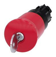 SIEMENS 3SU1000-1HR20-0AA0 Switch Actuator, Siemens 22mm Emergency Stop Mushroom Pushbutton Switches