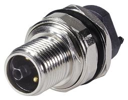 HARTING 21033961530 Sensor Connector, M12, Male, 5 Positions, Solder Pin, Straight Panel Mount