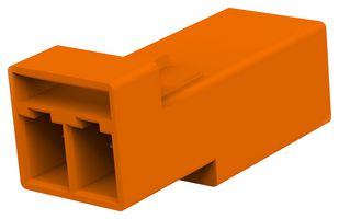 TE CONNECTIVITY 2834049-3 照明连接器, 橙色, LIGHT-N-LOK Series, 2 触点, 插座, 4.5 mm, 压接, 1 排
