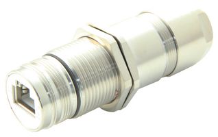 HUMMEL 7.R52.408.000 模块连接器, RJ45 插座, 1 x 1 (端口), 8P8C, IP67, IP69K, 面板安装
