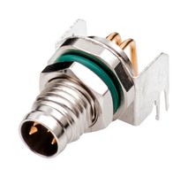 AMPHENOL LTW M8S-04PMMR-SF8001 Sensor Connector, 4 Pole, M8, Plug, M Series, M8, Male, 4 Positions, PCB Pin