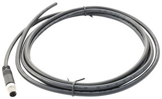 AMPHENOL LTW 8A-04AMMM-SL7A02 Sensor Cable, M8 Plug, Free End, 4 Positions, 2 m, 6.6 ft, M Series