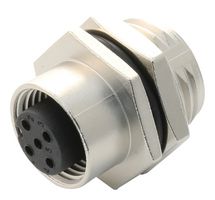 AMPHENOL LTW M12A-05PFFS-SH8001 Sensor Connector, 5 Pole, M12, Receptacle, M Series, M12, Female, 5 Positions, Solder Socket