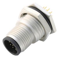 AMPHENOL LTW M12A-12PMMP-SF8001 Sensor Connector, 12 Pole, M12, Plug, M Series, M12, Male, 12 Positions, PCB Pin