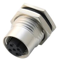 AMPHENOL LTW M12D-04PFFP-SF8001 Sensor Connector, 4 Pole, M12, Receptacle, M Series, M12, Female, 4 Positions, PCB Socket