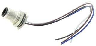 AMPHENOL LTW M12D-04PFFC-SH8B15 传感器电缆, M12 插座, 自由线端, 4路, 150 mm, 5.9 ", M Series