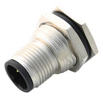 AMPHENOL LTW M12D-04PMMS-SF8001 Sensor Connector, 4 Pole, M12, Plug, M Series, M12, Male, 4 Positions, Solder Pin