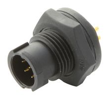 AMPHENOL LTW AU-06PMMS-LC7001 圆形连接器, Standard Circular Connector, Mini (A) Series, 面板安装插头, 6 触点, 焊接引脚, 卡口