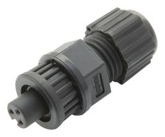 AMPHENOL LTW AD-03BFFA-LL7001 圆形连接器, Standard Circular Connector, Mini (A) Series, 电缆安装插座, 3 触点, 焊接插座, 卡口