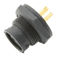 AMPHENOL LTW ABD-03PMFS-LC7001 圆形连接器, Standard Circular Connector, Standard (B) Series, 面板安装插头, 3 触点, 焊接插座, 卡口