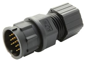 AMPHENOL LTW DD-18BMMA-LL7001 Circular Connector, Standard Circular Connector, Large (D) Series, Cable Mount Plug, 18 Contacts