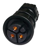 AMPHENOL LTW PWC-03BFFA-LL7002 圆形连接器, Circular Power Connector, PWC Series, 电缆安装插座, 3 触点, 焊接插座, 卡口