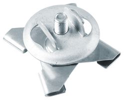 ABB 7TCA084030R1721 悬吊吊顶夹, E-Klips, 16 mm L, M6直径, 弹簧钢, 锌银饰面