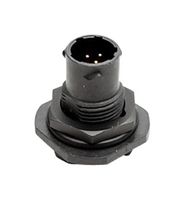 AMPHENOL SINE/TUCHEL RTS78N3P 圆形连接器, 8尺寸 IP67/IP69K, Sealed Circular Connector, ecomate Aquarius Series, 锁紧螺母插座, 3 触点, 压接引脚-无触芯