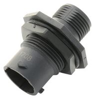 AMPHENOL SINE/TUCHEL RTS710N2P03 圆形连接器, 10尺寸 IP68/IP69K, Sealed Circular Connector, ecomate Aquarius Series, 锁紧螺母插座, 4 触点, 压接引脚-无触芯