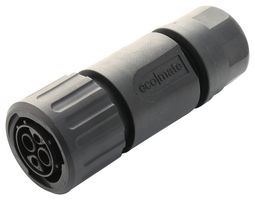 AMPHENOL SINE/TUCHEL RTS6BS12N2S03 Circular Connector, Size 12 IP68/IP69K, Sealed Circular Connector, ecomate Aquarius Series