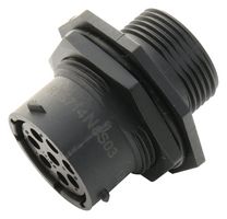 AMPHENOL SINE/TUCHEL RTS714N8S03 Circular Connector, Size 14 IP68/IP69K, Sealed Circular Connector, ecomate Aquarius Series