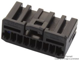 JST / JAPAN SOLDERLESS TERMINALS HCHFB-09-KE 连接器外壳, HCH, 插座, 9 路, 2.5 mm, HCH系列触芯