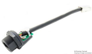 AMPHENOL LTW RCP-5SPFFP-SCM7B10 直列式适配器, IP67, 100mm, 适配器, 直列式, RJ45, RJ45