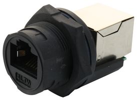 AMPHENOL LTW RCP-5SPFFH-TCU7001 模块连接器, C尺寸, RJ45 插座, 1 x 1 (端口), 8P8C, Cat5e, IP67, 电缆安装