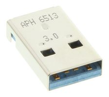 AMPHENOL COMMUNICATIONS SOLUTIONS GSB316441CEU USB Connector, USB Type A, USB 3.0, Plug, 9 Ways, Surface Mount, Right Angle