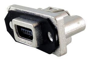 AMPHENOL COMMUNICATIONS SOLUTIONS MUSBRE55130 密封连接器, USB, 小型USB AB, USB 2.0, 插座, 5路, 面板安装, IP67