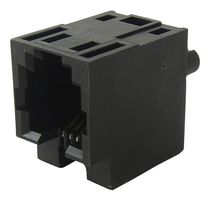AMPHENOL COMMUNICATIONS SOLUTIONS RJE1J-188-0410 模块连接器, RJ45 插座, 1 x 1 (端口), 8P8C, 通孔安装