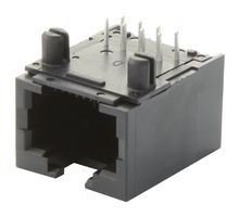 AMPHENOL COMMUNICATIONS SOLUTIONS RJE37-188-0400 Modular Connector, RJ45 Jack, 1 x 1 (Port), 8P8C, Through Hole Mount