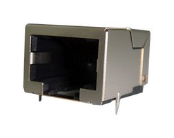 AMPHENOL COMMUNICATIONS SOLUTIONS RJLSE4238101T 模块连接器, RJ45 插座, 1 x 1 (端口), 8P8C, 表面安装