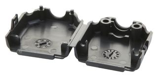 AMPHENOL COMMUNICATIONS SOLUTIONS L17DPPK09JS. D Sub Backshell, DE, 180°, Thermoplastic Body
