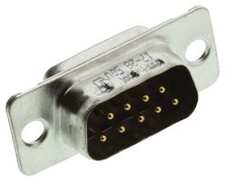 AMPHENOL COMMUNICATIONS SOLUTIONS L717DE09P D Sub Connector, DB9, Standard, Plug, 17D, 9 Contacts, DE, Solder