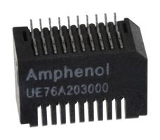 AMPHENOL COMMUNICATIONS SOLUTIONS UE76A203000T 可插拔I/O连接器, SFP+, 20 触点, 1 x 1 (单), 表面安装