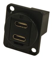 CLIFF ELECTRONIC COMPONENTS CP30212MB USB适配器, 双路, USB C 插座, USB C 插头, FT Series