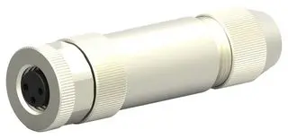 TE CONNECTIVITY T4010019031-000 Sensor Connector, M8, Female, 3 Positions, Screw Socket, Straight Cable Mount
