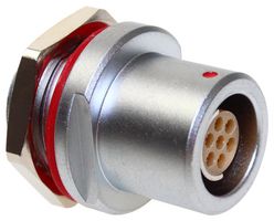 CAMDENBOSS CCE2S1/07 圆形连接器, IP68, Standard Circular Connector, CamCirc CCE Series, 面板安装插座, 7 触点, 焊接插座, 推挽