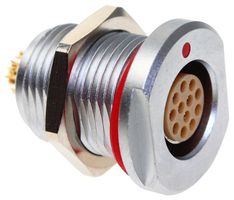 CAMDENBOSS CCM4S1/16 圆形连接器, IP68, Standard Circular Connector, CamCirc CCM Series, 面板安装插座, 16 触点, 焊接插座, 推挽