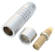 CAMDENBOSS CCT1S1/03 圆形连接器, IP68, Standard Circular Connector, CamCirc CCT Series, 电缆安装插座, 3 触点, 焊接插座, 推挽