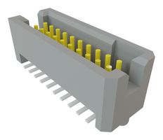 SAMTEC TFM-110-02-L-D-A 引脚针座, 板至板, 线至板, 1.27 mm, 2 排, 20 触点, 表面安装 , Tiger Eye TFM